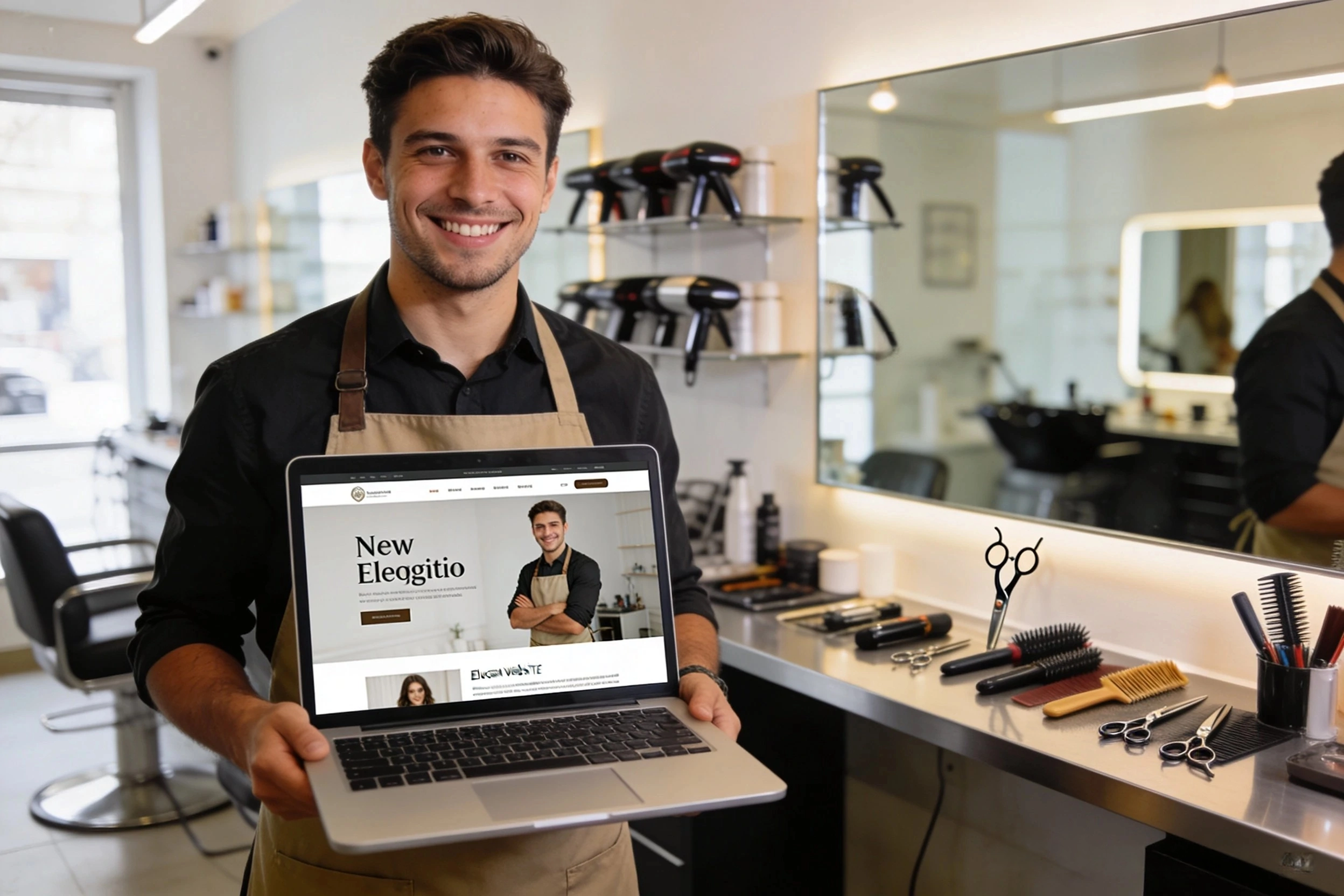 Professionnel local avec site internet